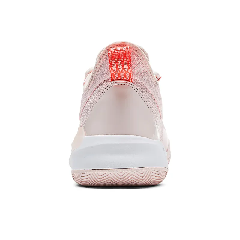 PEAK Blade Abrasion Resistant Cushioning With Rebound Low Top Performance Basketball Shoes Men's Lemon Pink-4