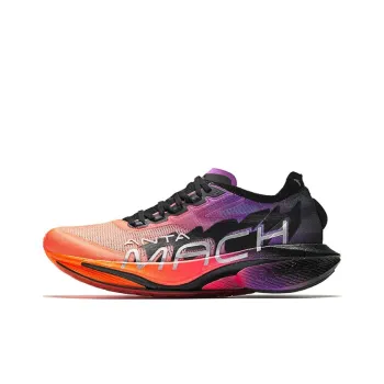 Anta Mach 4 Generation PRO Cushioned Slip Resistant Rebound Low Top Training Running Shoes Men's Orange Red