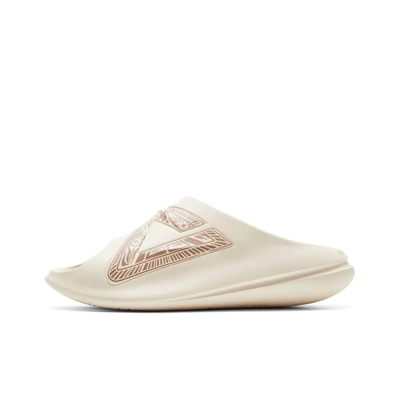 PEAK Very Small Fat Drag Slide Slippers Men Bean Khaki-0