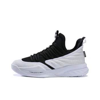 PEAK Speedy Eagle I Carbon Plate Performance Basketball Shoes Men's White Black