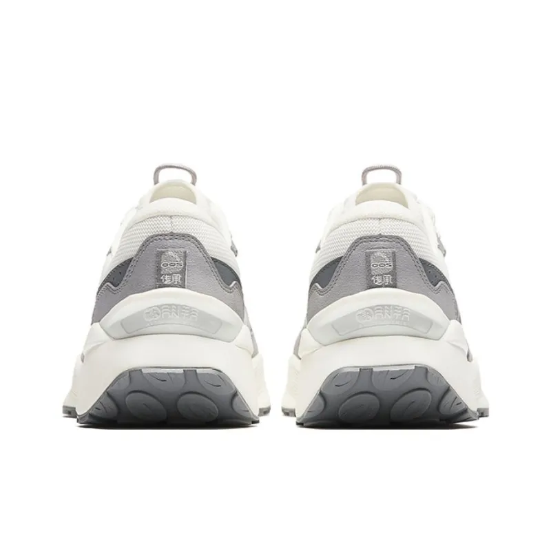 Anta HERITAGE Breathable Cushioning Low Top Casual Shoes Men's Cool Gray-3