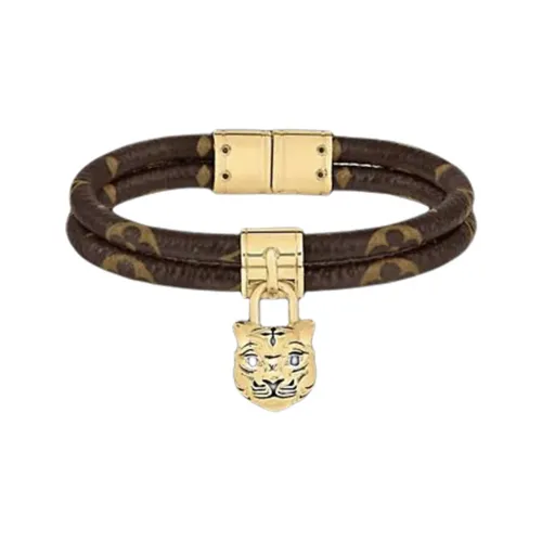 LOUIS VUITTON Tiger Bangles Unisex Brown