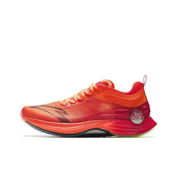 Anta Mach Pro Anti Slip Wear Resistant Low Top Running Shoes Men's Orange Yellow