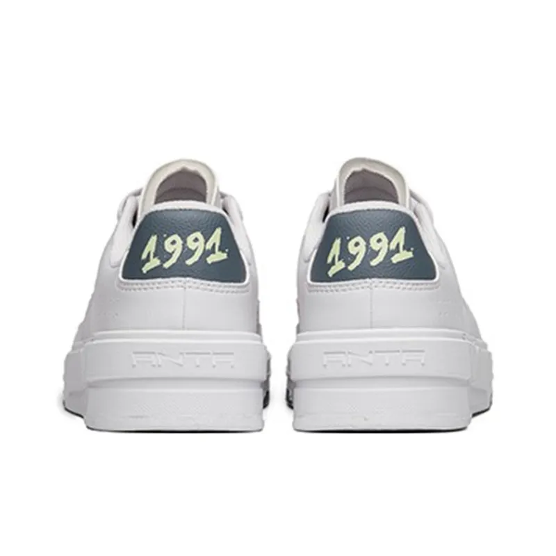 Anta AT91 91 Collection Low Top Skateboard Shoes Men's Gray-4