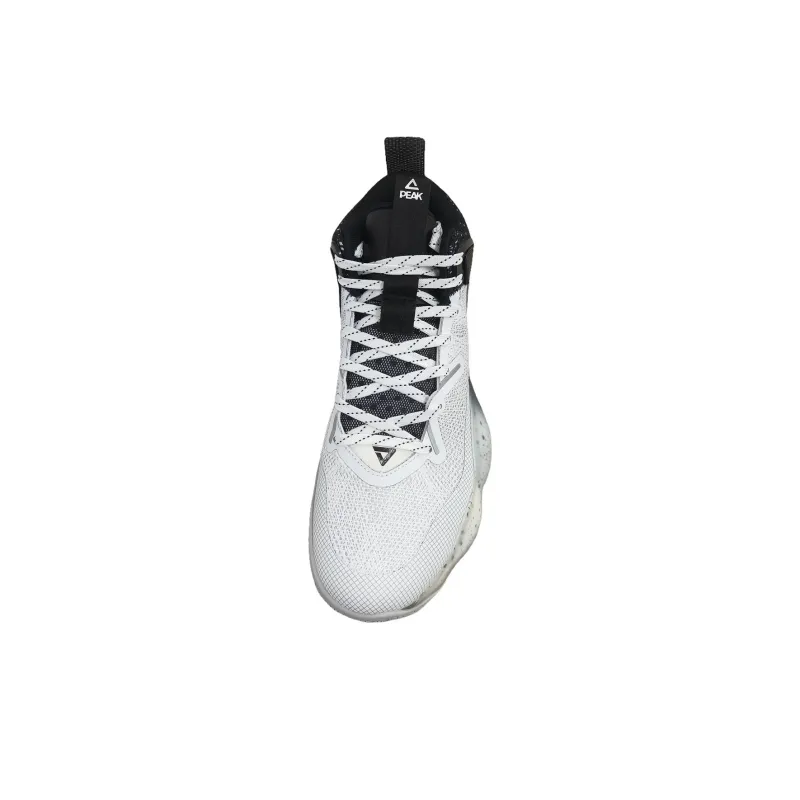 PEAK Beast 9 Cushioning Anti Slip And Wear Resistant Support Low Top Basketball Shoes Men's White Black-2