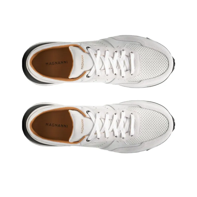 Magnanni Sona Low-Top Casual Shoes Men's White-3