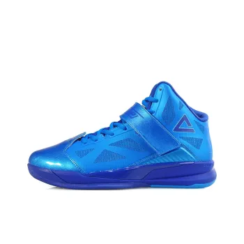 PEAK Speedy Eagle I Basketball Shoes Men Mid Top Shimmering Blue/Colorful Blue