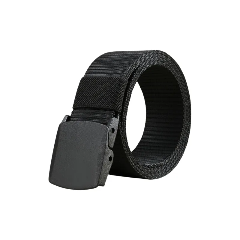 Emperor Penguin Non Metal Canvas Plastic Buckle For Passing Security Check Doors Belt Men's Width 3.8CM-0