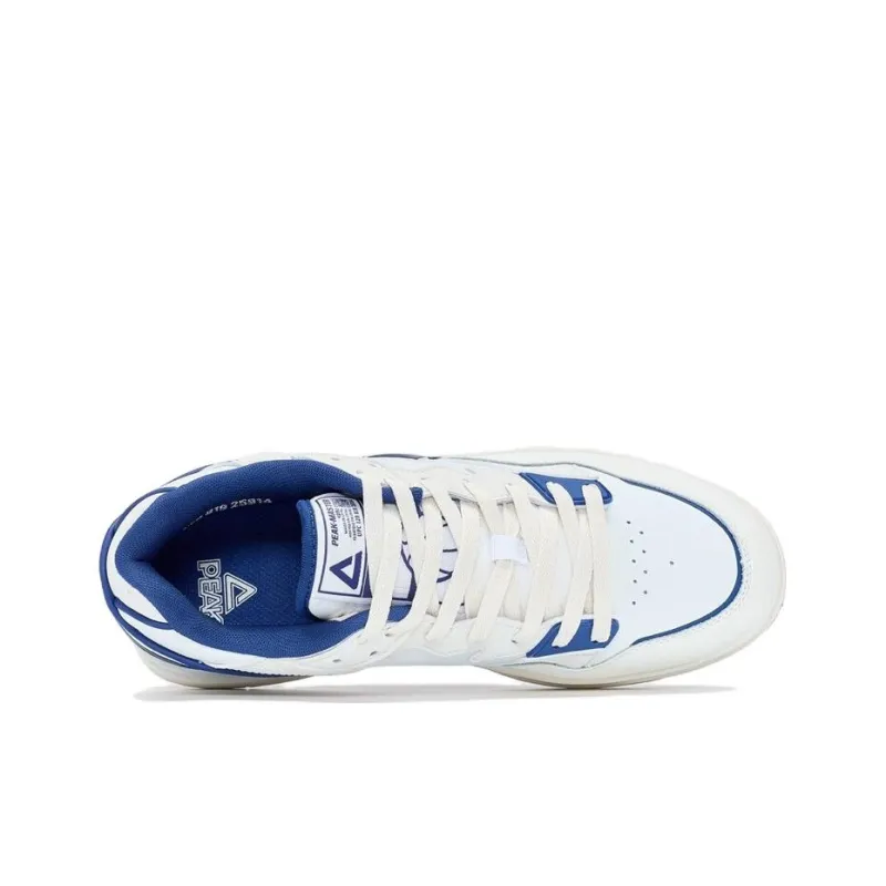 PEAK Taichi 910 OG Anti Slip Wear Resistant Low Top Casual Shoes Men's White Blue-2