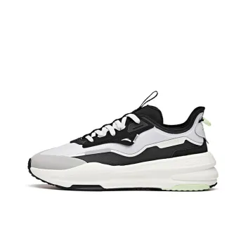 Anta C37 Series Anti Slip And Wear Resistant Lightweight Low Top Skateboard Shoes Men's Gray Black