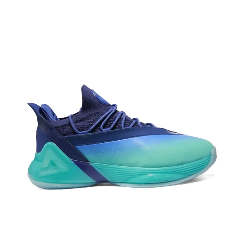 PEAK Parker Seven Non slip Lightweight Low Top Performance Basketball Shoes Men's Emerald-1