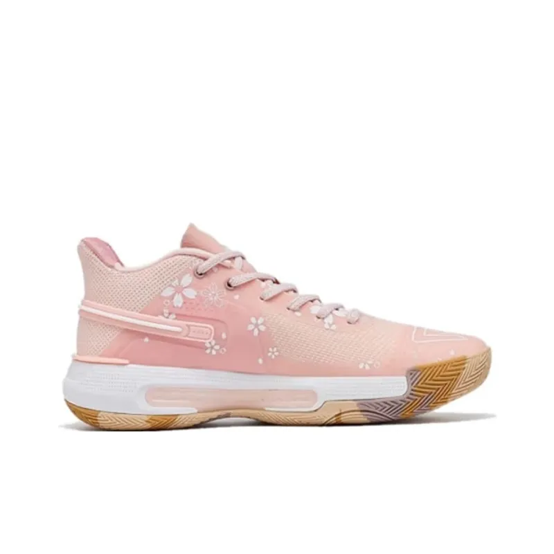 PEAK Flash 4 Basketball Shoes Men Low Top Blossom Pink/White-1