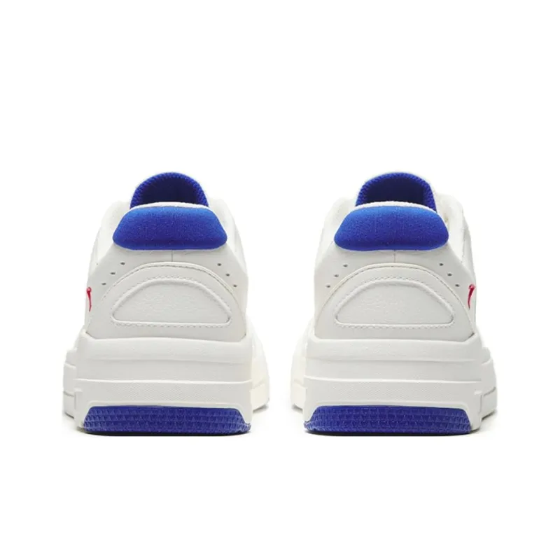 Anta 982GZ Anti Slip Wear Resistant Low Top Skateboard Shoes Men's White Blue-3