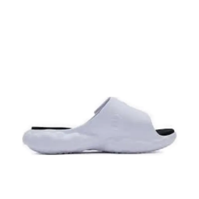 PEAK State Pole Cloud Quiet Slide Slippers Men's White Black-4