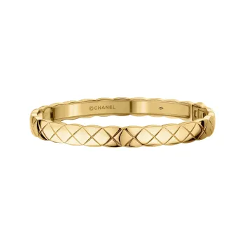 CHANEL 22c Early Spring 18K Gold Bangles Women's