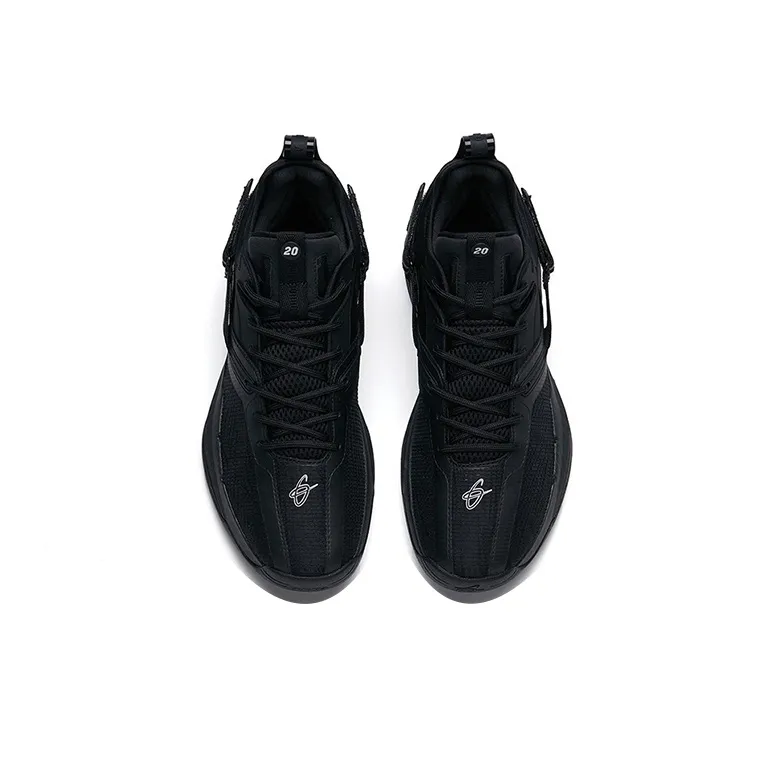 ANTA GH3 Basketball Shoes Men Low Top Black-2