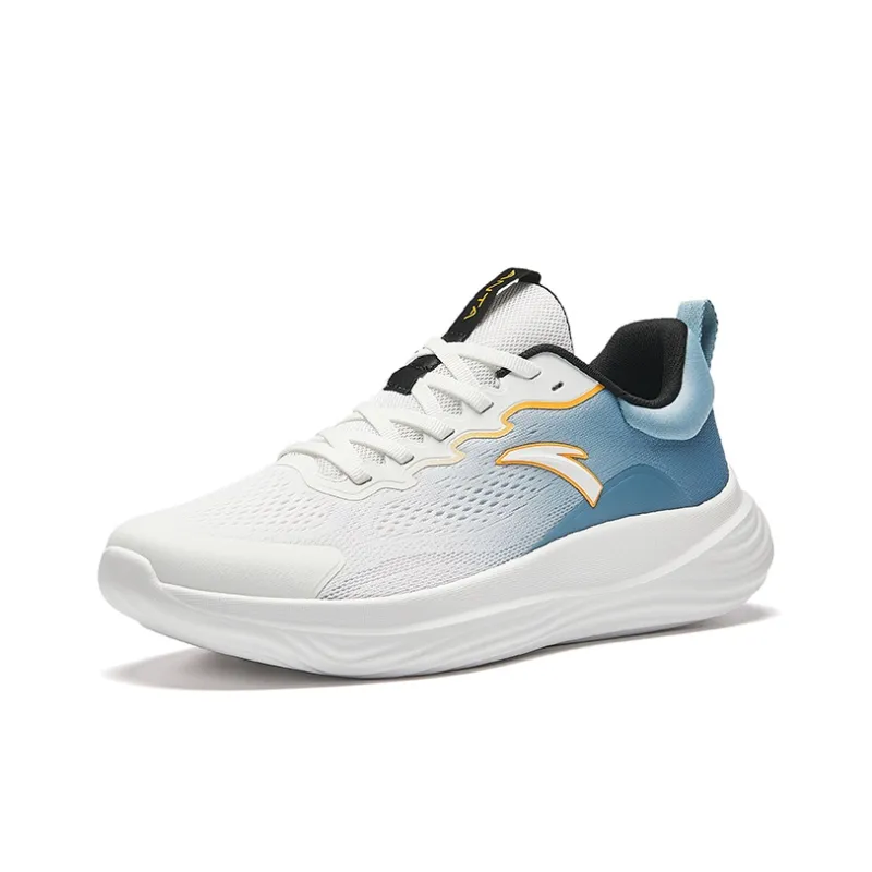 Anta Shenxing LITE Slip Resistant Cushioning Abrasion Resistant Low Top Training Shoes Men's White Blue-1