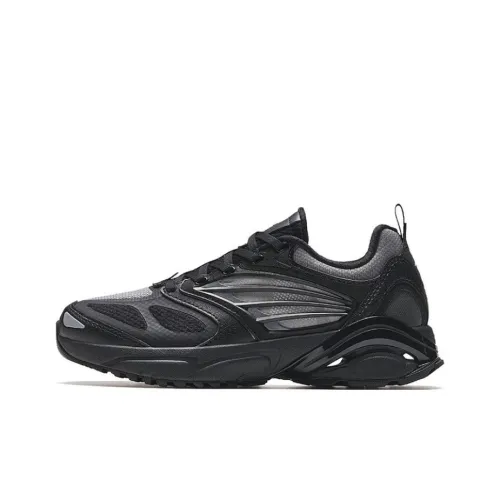 ANTA Millennials Chunky Sneakers Women's Low-Top Black