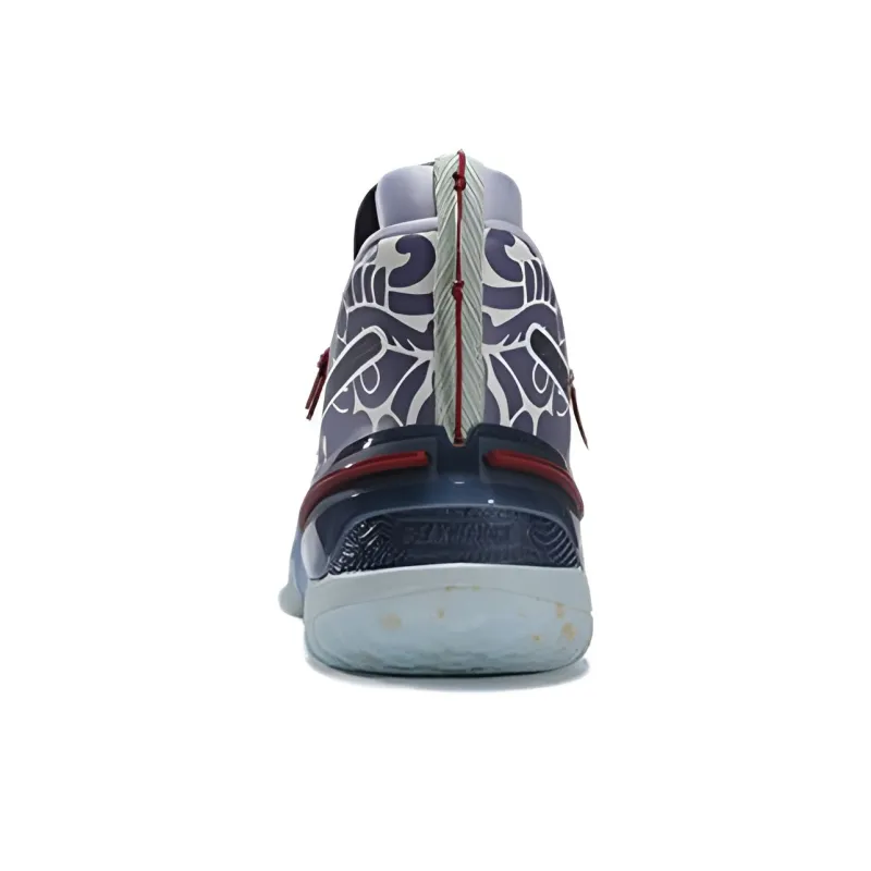 PEAK Flash 3 Taichi Wear Resistant Low Top Performance Basketball Shoes Men's Bright Moon Blue-2