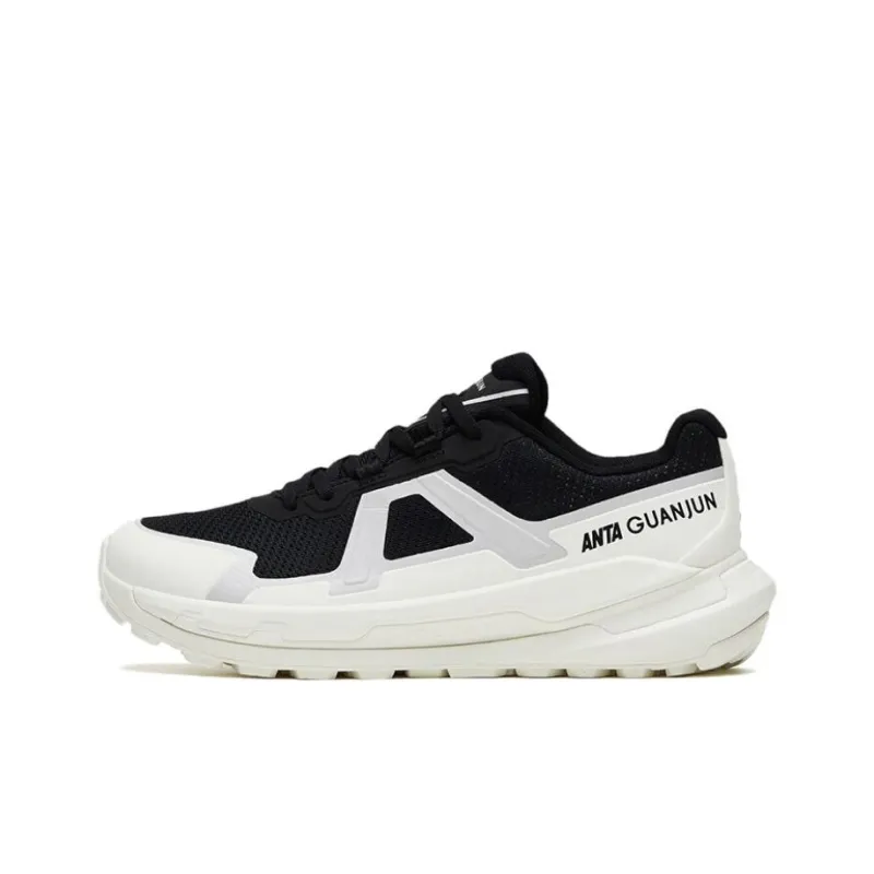 ANTA Champion All Weather Series Running Shoes Women's Low Top Black/White-0