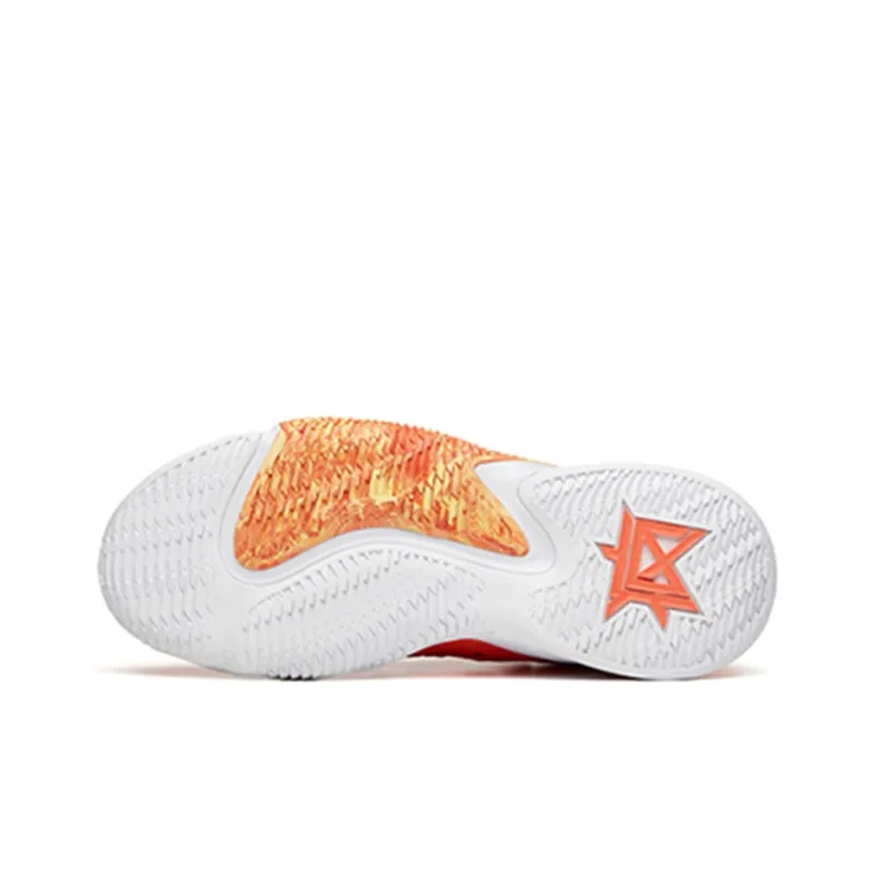 Anta Berserk 2 High-Top Performance Basketball Shoes Men's Orange Yellow-5
