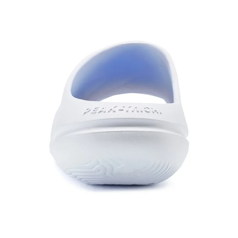 PEAK Very Small Fat Drag Slide Slippers Men White/Blue-4