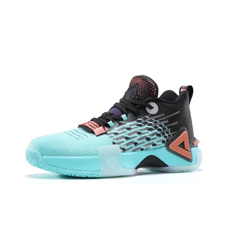 PEAK State Pole 4.0 Speed Falcon Anti-Slip Wear-Resistant Basketball Shoes Dreamy Green-2