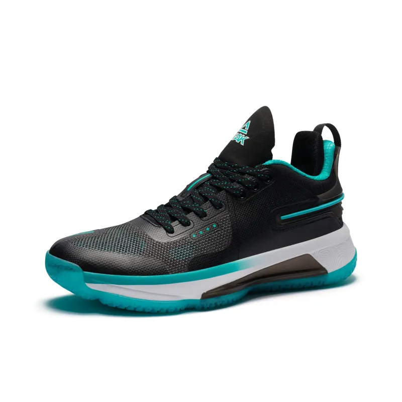 PEAK Taichi, Cold Front Low Top Performance Basketball Shoes Men's Black Blue-2