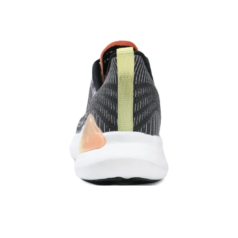 PEAK Rive 003 Anti Slip Wear Resistant Low Top Running Shoes Women's Black Heather Gray-3
