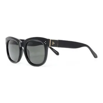 Linda Farrow Acetate Rectangular Sunglasses Unisex Black