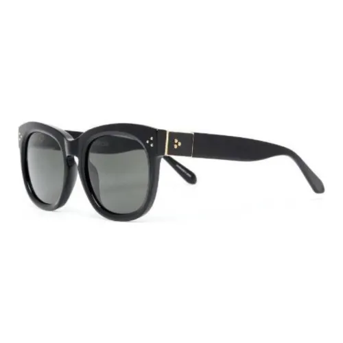 Linda Farrow Acetate Rectangular Sunglasses Unisex Black