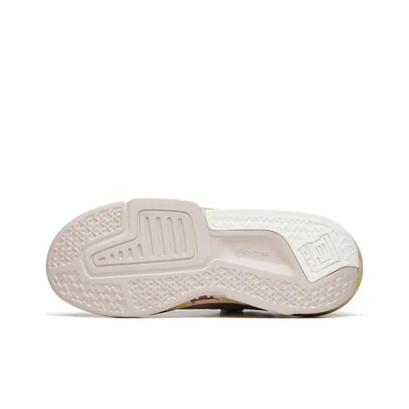 Anta Bastard 3 Slip Resistant Cushioning Wear Resistant Lightweight Low Top Skateboard Shoes Women's Earth Gray-5