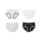 C Set-Macaron Color Blocking-Light Purple+Blue+Green+Black