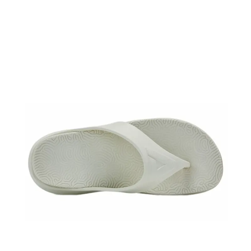 PEAK Tai Ji3.0 Quiet Slide Slippers Men's Canvas White-1