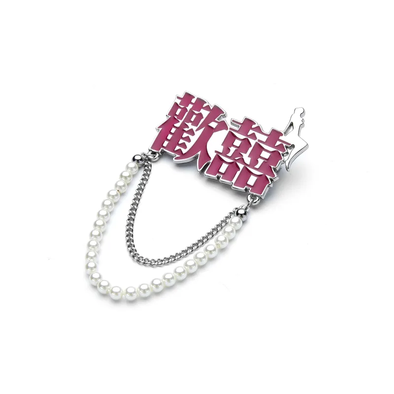 Guuka Brooches Unisex Blue/Pink-3