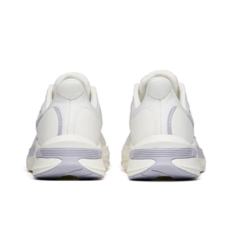 Anta DuCi1 Cushioning Anti Slip Wear Resistant Breathability Low Top A shock Running Shoes Women's Ivory White-4