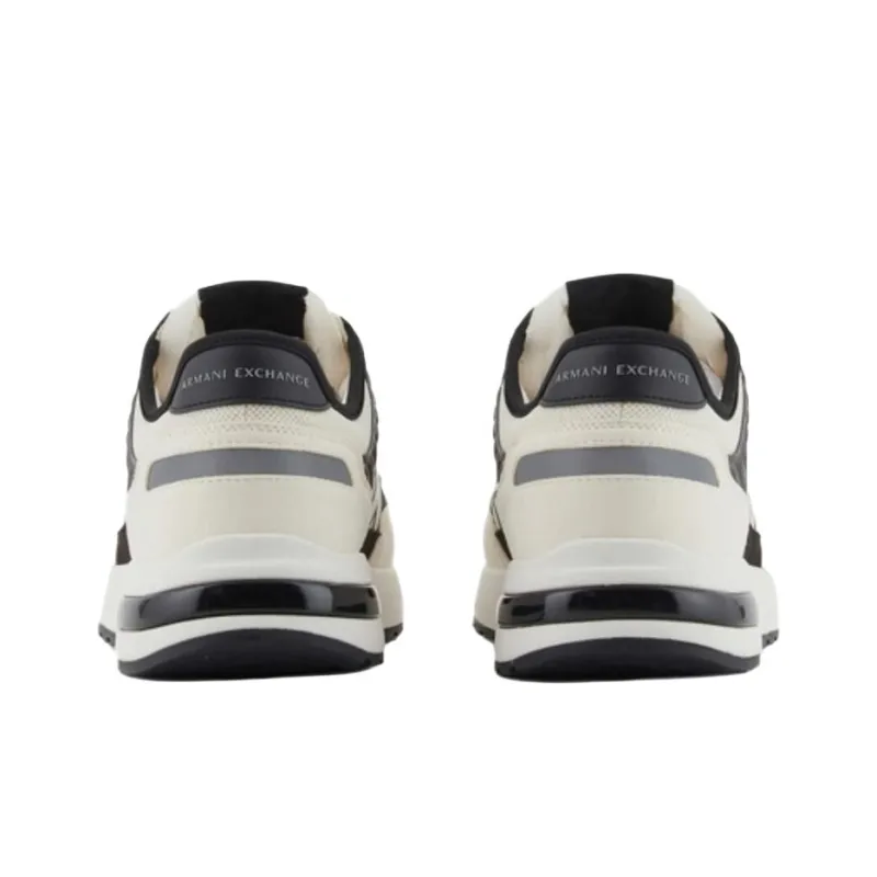 ARMANI EXCHANGEAE Low Top Casual Shoes Men's Milk White-3