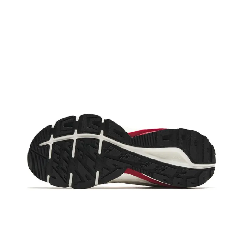 Anta Walker Low Top Casual Shoes Women's Gray Red-4