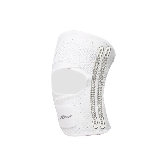 XTEP Running Mountaineering Unisex Polyamide Silicone Double Lace-Up Support Knee Protector-0
