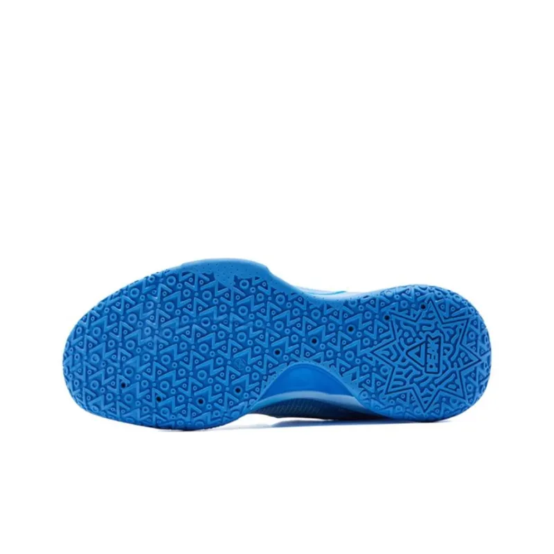 PEAK Lightning 9 Anti Slip And Wear Resistant Breathable Low Top Basketball Shoes Men's Blue-3