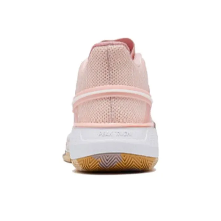 PEAK Flash 4 Basketball Shoes Men Low Top Blossom Pink/White-3