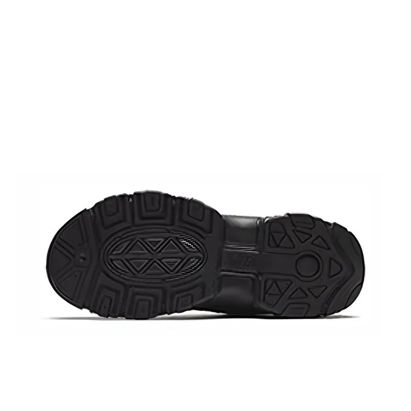 Anta Meteorite Cushioning Anti Slip And Wear Resistant Low Top Chunky Sneakers Men's Black-4