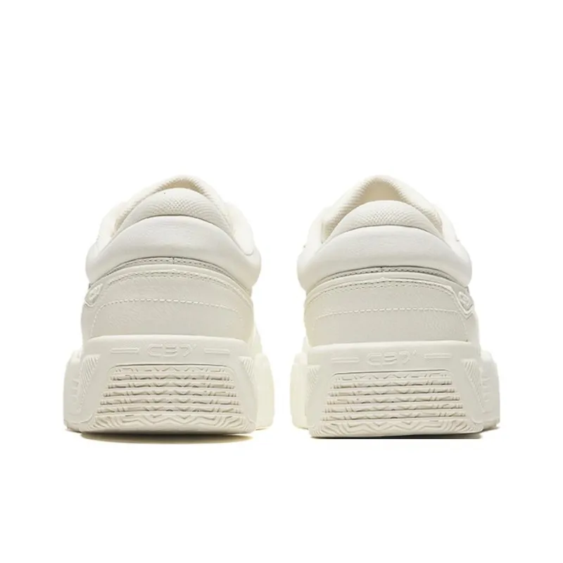 Anta C37 Series Durable Breathable Low Top Skateboard Shoes Men's White-3