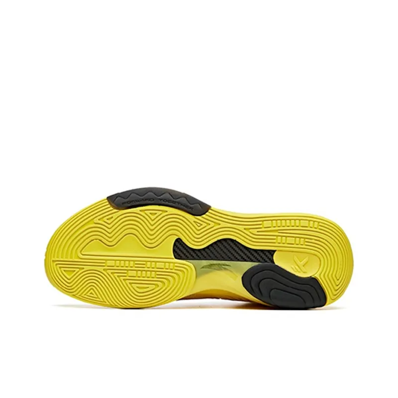 Anta KT6 KT 'Dragon' Durable Breathable High Top Basketball Shoes Yellow-4