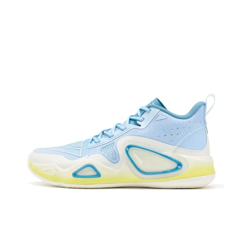 PEAK State Extreme Triangle 2.0 Basketball Shoes Men Mid Top Sky Blue-15