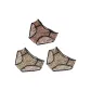 E Set-Wild Charm Leopard Print-Yellow Leopard Print+Yellow Leopard Print+Pink Leopard Print