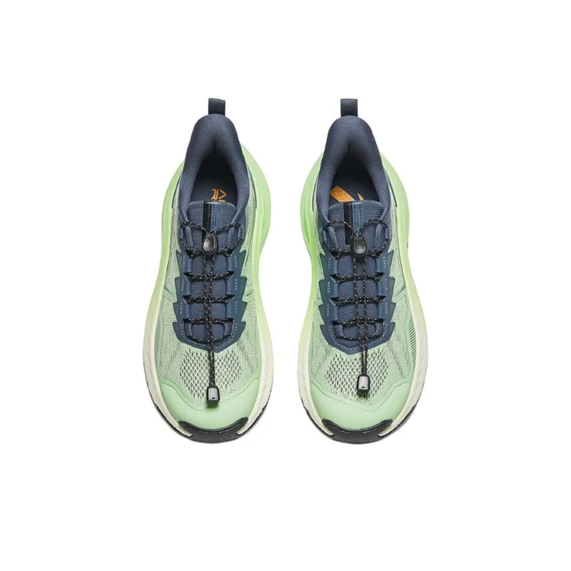 Anta Explore The Wilderness Cushioning Slip Resistant Low Top Casual Running Shoes Men's Green Blue-2