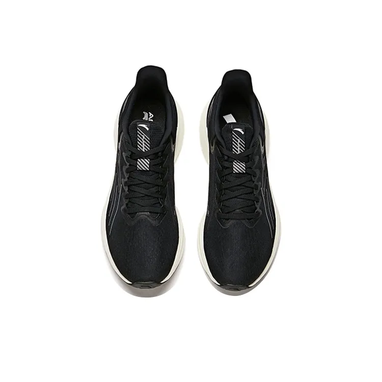 Anta Gazelle 1.0 Breathable Low-Top Running Shoes Men's Black-3