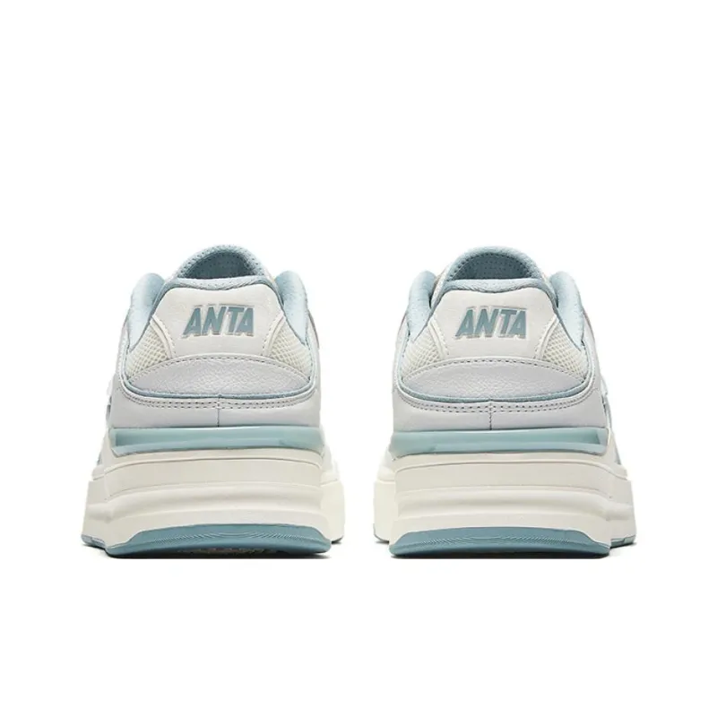 Anta Street Naughty LITE Durable Breathable Low-Top Skateboard Shoes Men's Blue White-3