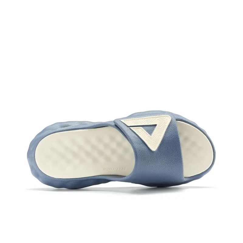 PEAK State Pole Cloud Slip Resistant Abrasion Resistant Slide Slippers Men's Calf Blue-3